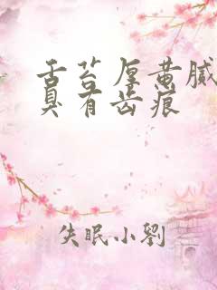 舌苔厚黄腻舌苔臭有齿痕