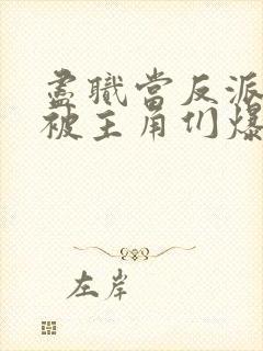 尽职当反派的我被主角们爆