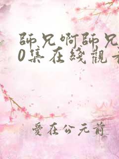 师兄啊师兄100集在线观看