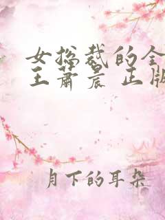 女总裁的全能兵王萧晨 正版