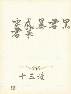 穿成暴君黑月光君莱