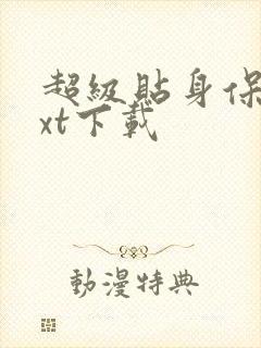 超级贴身保镖txt下载