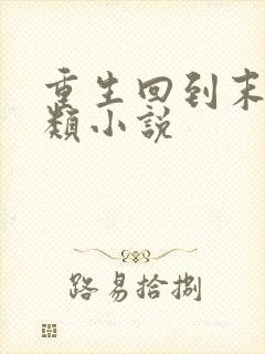 重生回到末世前类小说