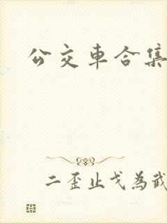 公交车合集