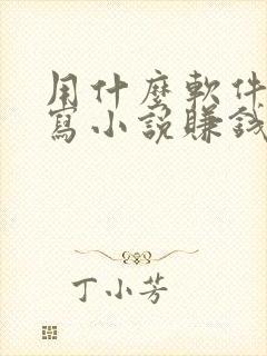 用什么软件可以写小说赚钱