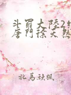 斗罗大陆2绝世唐门徐天然
