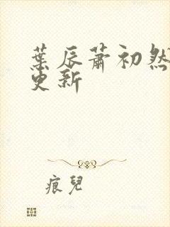 叶辰萧初然手写更新