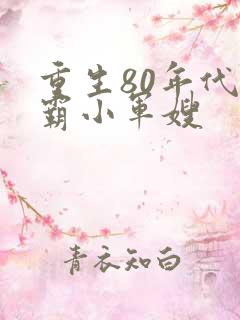 重生80年代学霸小军嫂