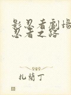 影忍者剧场版:忍者之路