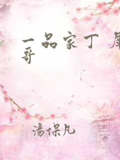 一品家丁 犀利哥