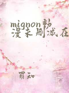 mignon动漫未删减在线观看免费