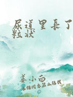 尿道里长了小颗粒状