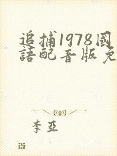 追捕1978国语配音版免费观看