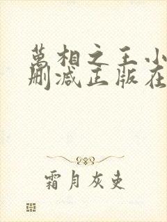 万相之王小说无删减正版在线阅读