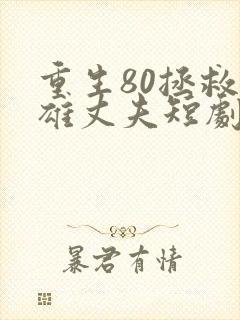 重生80拯救英雄丈夫短剧免费观看全集