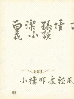 白洁 孙倩 高义 小说