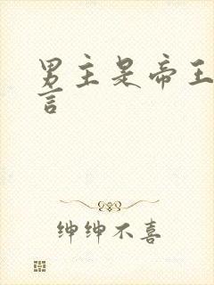 男主是帝王的古言