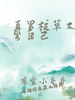 直男校草又在掰弯自己