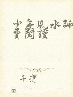 少年风水师 免费阅读