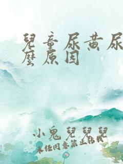 儿童尿黄尿少什么原因