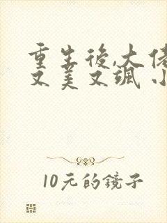 重生后,大佬她又美又飒 小说