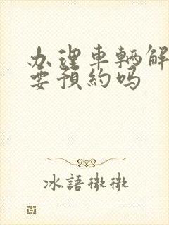 办理车辆解押需要预约吗