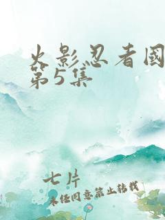 火影忍者国语版第5集