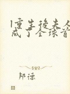 l重生后夫人她成了全球首富