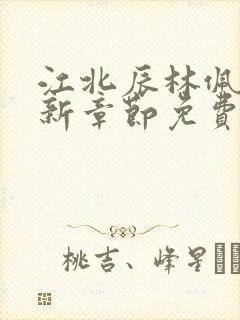 江北辰林佩珊最新章节免费阅读全文