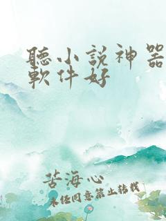 听小说神器哪个软件好