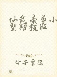 仙武帝尊小说完整精校版