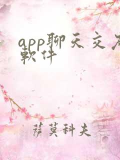 app聊天交友软件
