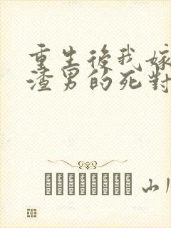 重生后我嫁给了渣男的死对头角色