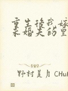 重生后我嫁给了未婚夫的皇叔免费阅读