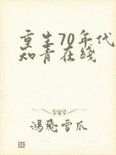 重生70年代当知青在线