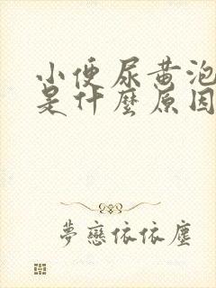 小便尿黄泡沫多是什么原因引起的