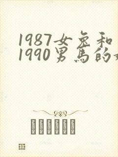 1987女兔和1990男马的婚姻如何