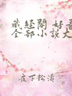 藏经阁 好看的全部小说大全