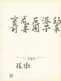 穿成反派的炮灰前妻团子来袭