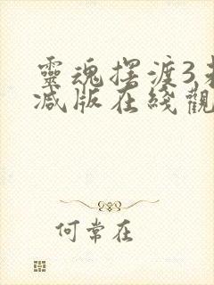 灵魂摆渡3未删减版在线观看全集