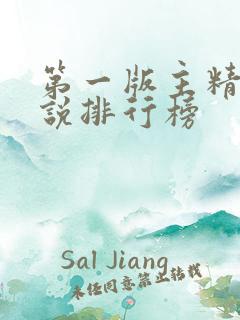 第一版主精品小说排行榜