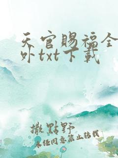 天官赐福全本番外txt下载
