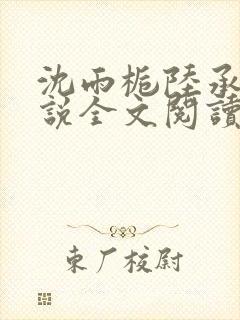 沈雨栀陆承聿小说全文阅读