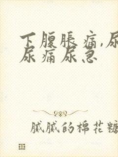 下腹胀痛,尿频尿痛尿急