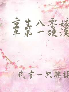 重生八零嫁给全军第一硬汉全