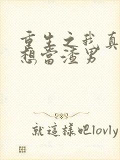 重生之我真的没想当渣男