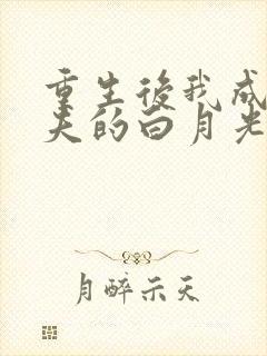 重生后我成了前夫的白月光沈墨川