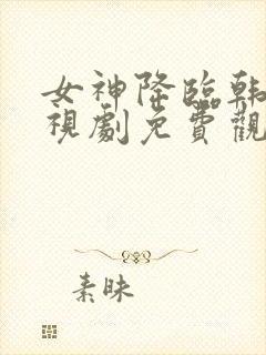 女神降临韩剧电视剧免费观看完整版中文