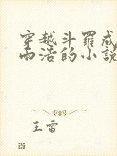 穿越斗罗成为霍雨浩的小说