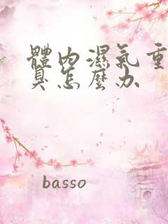 体内湿气重有口臭怎么办